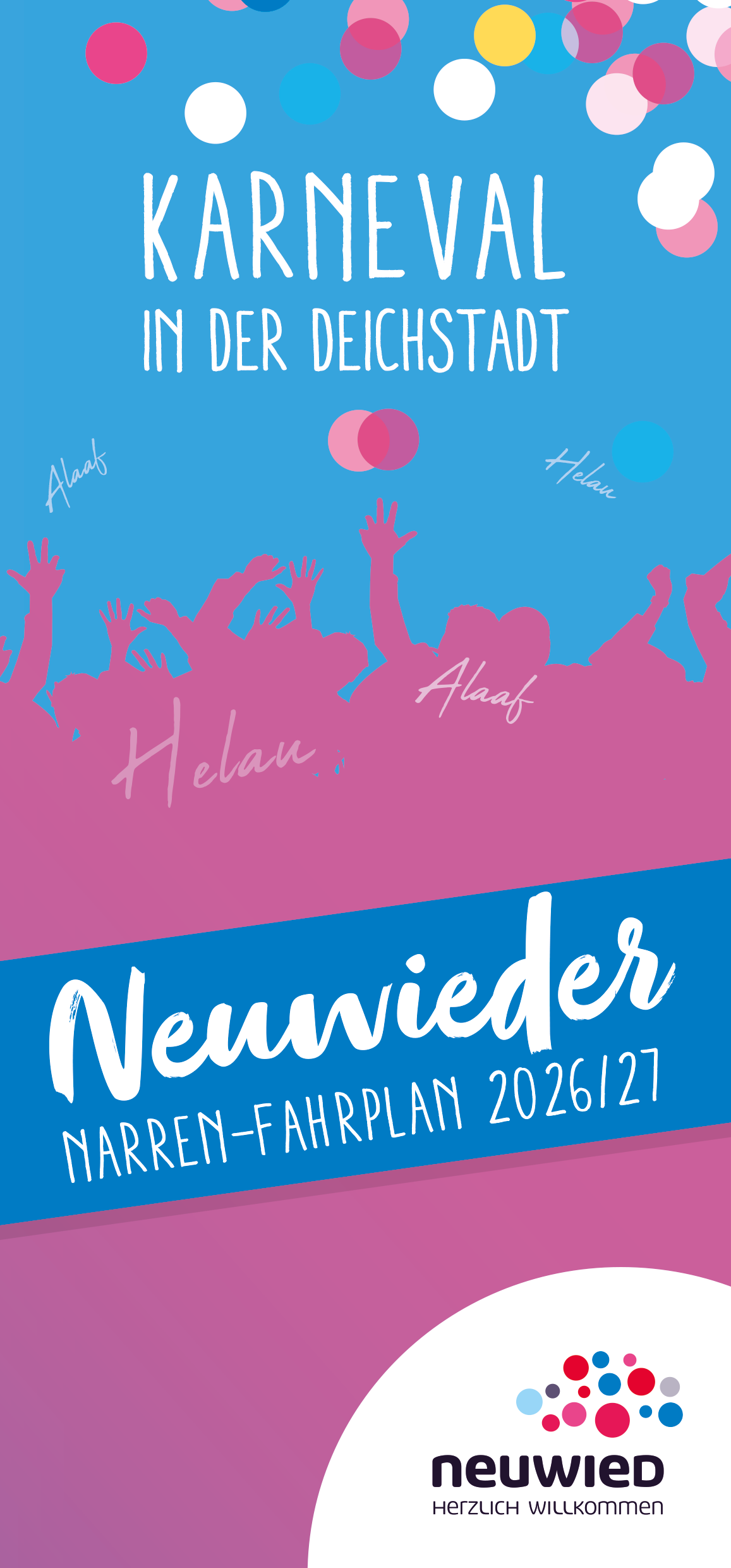 Titelbild des aktuellen Narrenfahrplans.